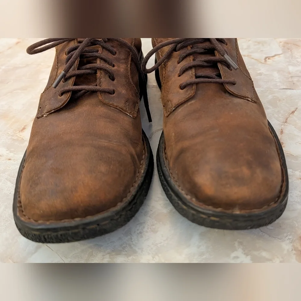 Born Brown Leather Men's Shoes Size 8